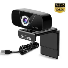 SRIHOME - Webcam 2Mp 1080P Fhd Con Micrófono Sh003