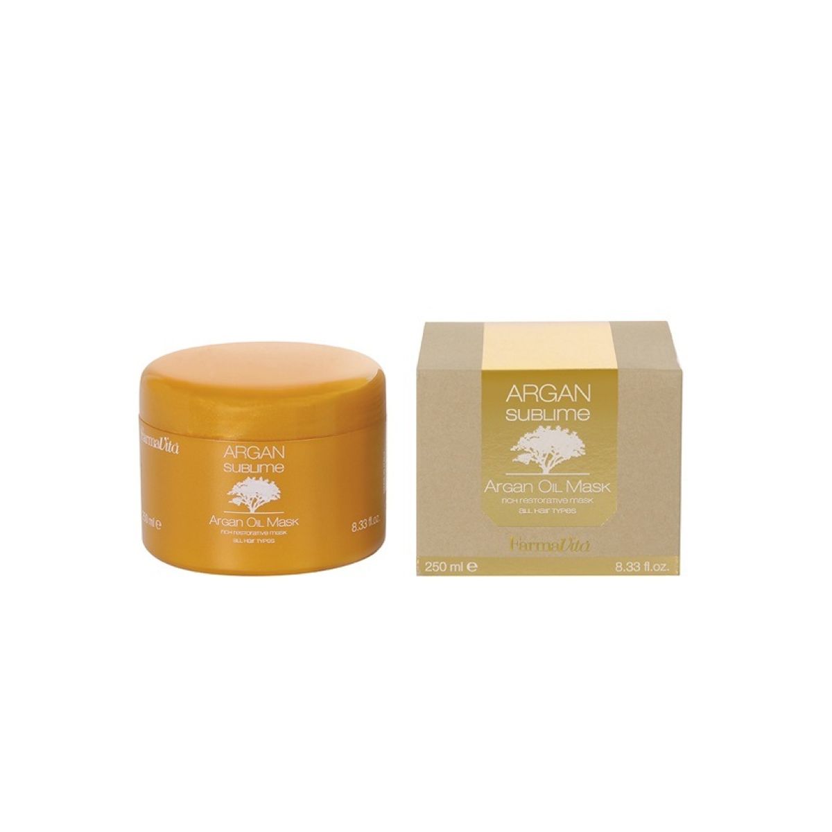 FARMAVITA - Mascarilla Reparadora Argan Sublime 250 ML Farmavita