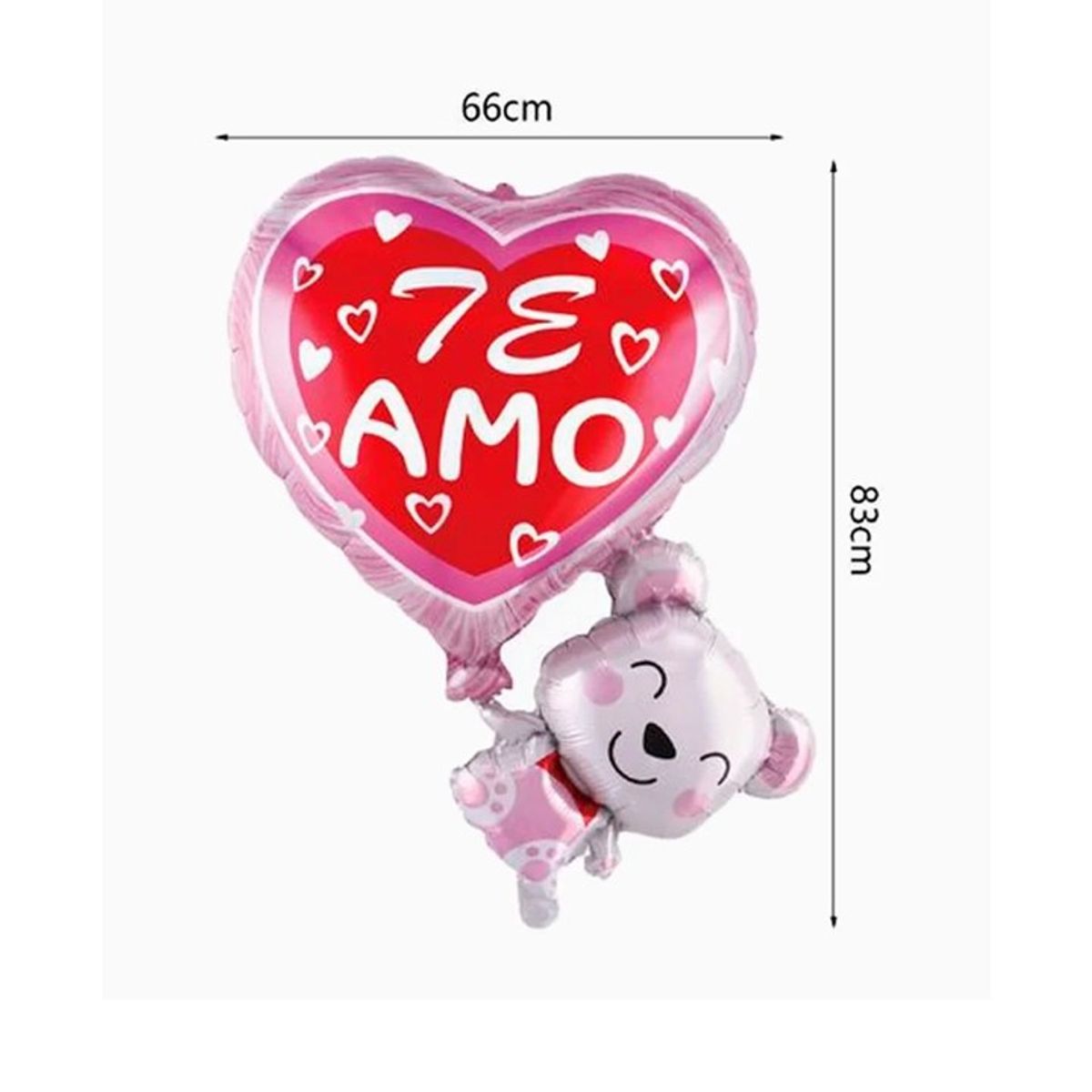 GENERICO - Set de Globos Te Amo 66x83cm