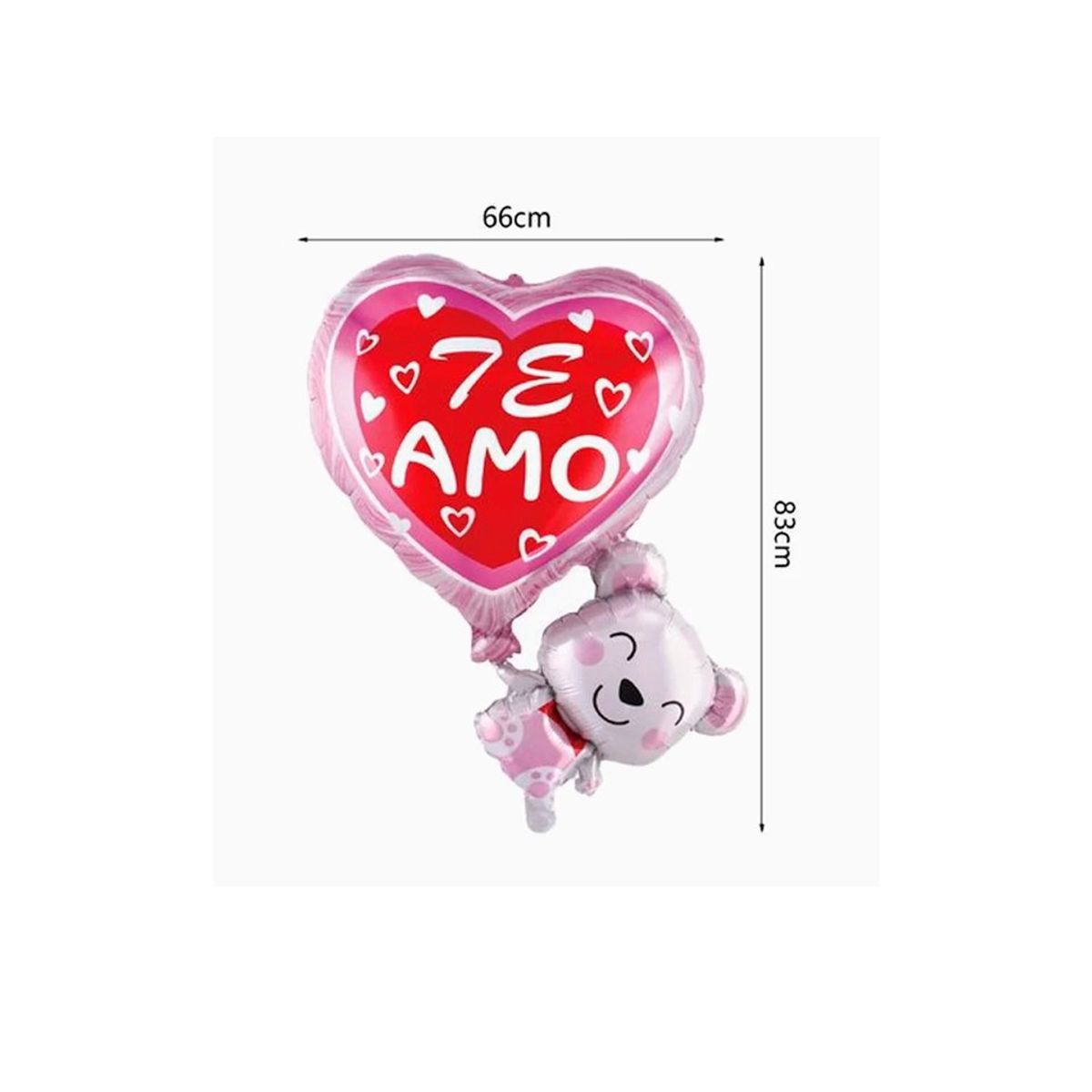 GENERICO - Set de Globos Te Amo 66x83cm
