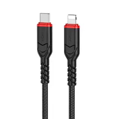 HOCO - Cable X59 C a Lighthning 2 Metros Negro 3A 20W