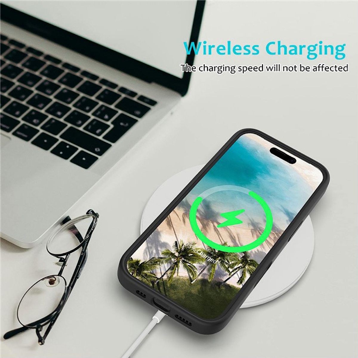 GENERICO - Carcasa De Silicona Para iPhone 16 Normal - Negro
