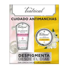 TEATRICAL - Pack Concha Nacar + Crema Aclaradora 100G.-