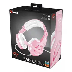 TRUST - Auriculares Gamer Gxt Radius Gxt 310 Pink