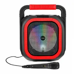 PHILCO - Parlante de Karaoke 765RD 6.5 TWS, Luces RGB, Rojo