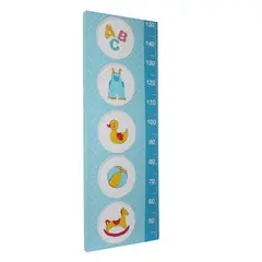 VGO - Cuadro canvas 40x113 infantil Medidas Celeste