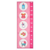 Cuadro canvas 40x113 infantil Medidas Rosa