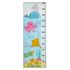 VGO - Cuadro canvas 40x113 infantil Medidas Turquesa