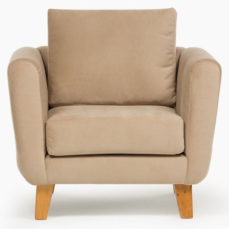 SILLON THOMAS FELPA BEIGE