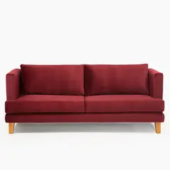 BARRA DESIGN - SOFA LARISA 3C ROJO