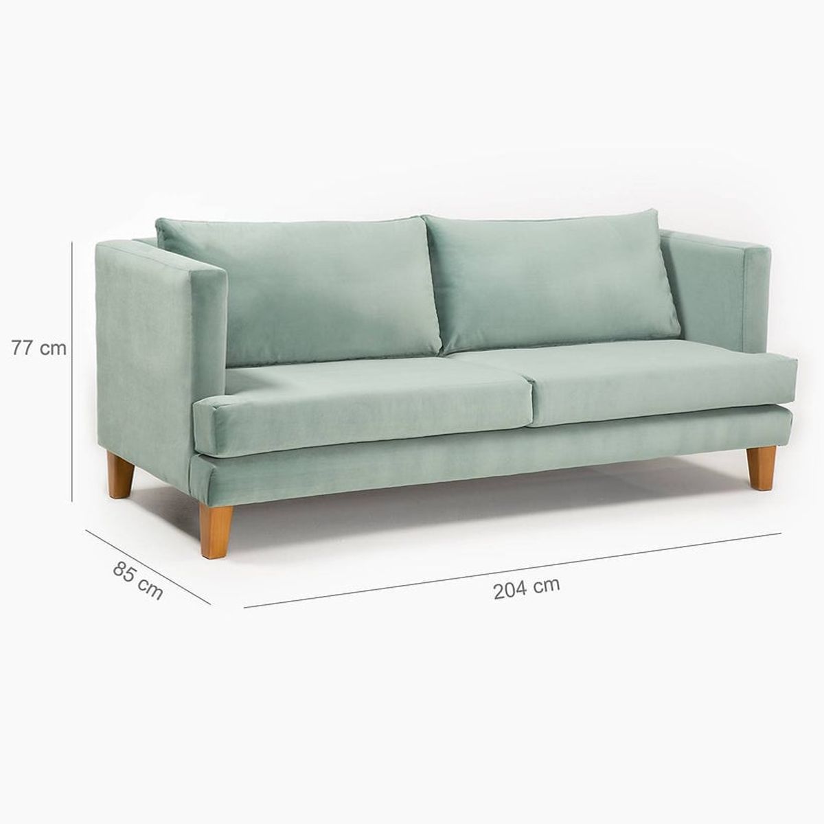 BARRA DESIGN - SOFA LARISA 3C VERDE