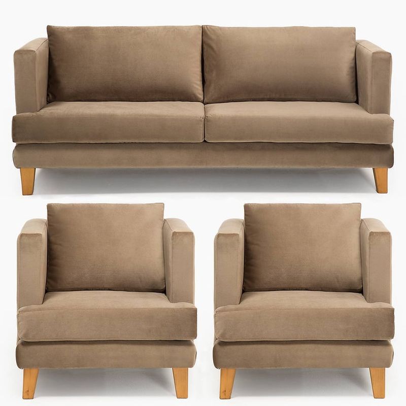 BARRA DESIGN - JUEGO LIVING 3-1-1 LARISA BEIGE