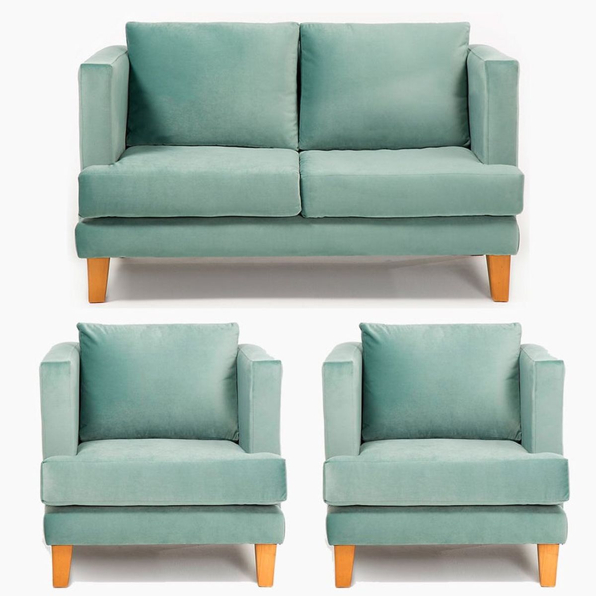 BARRA DESIGN - JUEGO LIVING 2-1-1 LARISA VERDE…