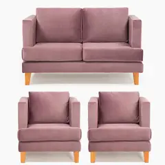 BARRA DESIGN - JUEGO LIVING 2-1-1 LARISA VIOLETA