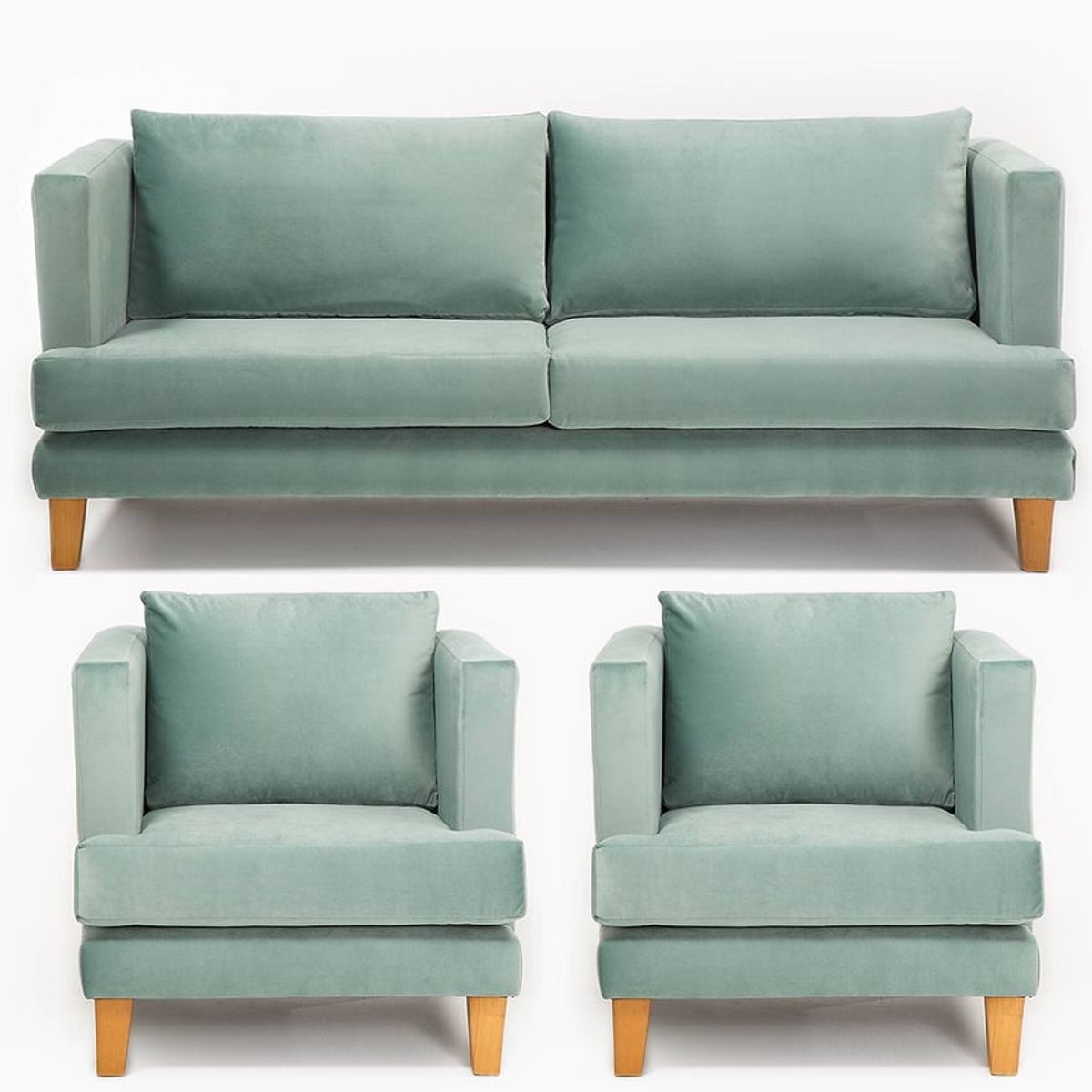 BARRA DESIGN - JUEGO LIVING 3-1-1 LARISA VERDE…