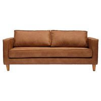 SOFA LUNA 3C CUERO BONDED