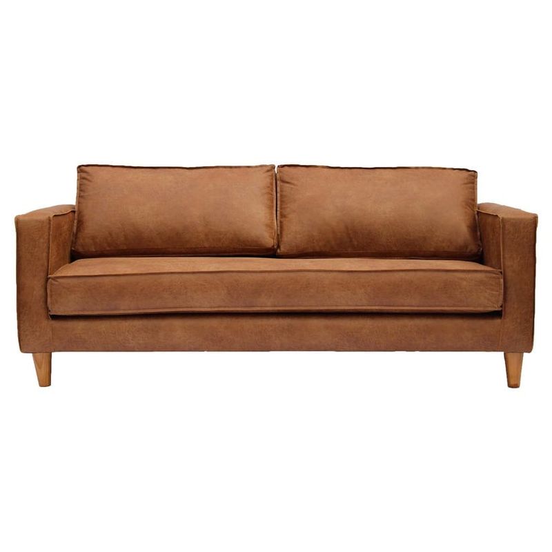 BARRA DESIGN - SOFA LUNA 3C CUERO BONDED