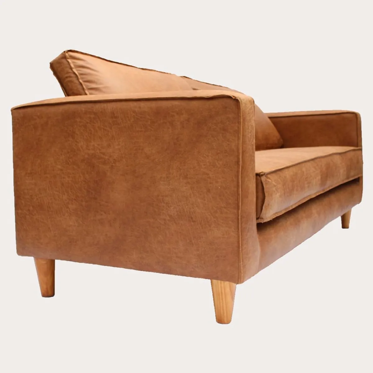 BARRA DESIGN - SOFA LUNA 3C CUERO BONDED