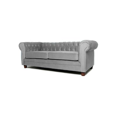 Imagen 2 del producto SOFA CHESTERFIELD 3C VELVET GRIS