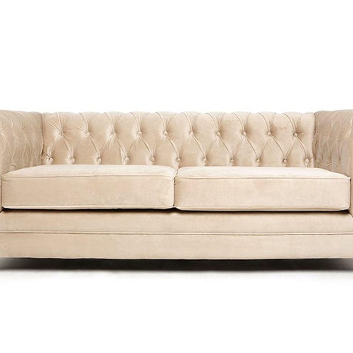 BARRA DESIGN - SOFA CHESTERFIELD 3C VELVET BEIGE