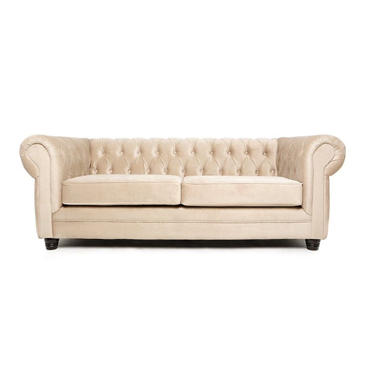 BARRA DESIGN - SOFA CHESTERFIELD 3C VELVET BEIGE