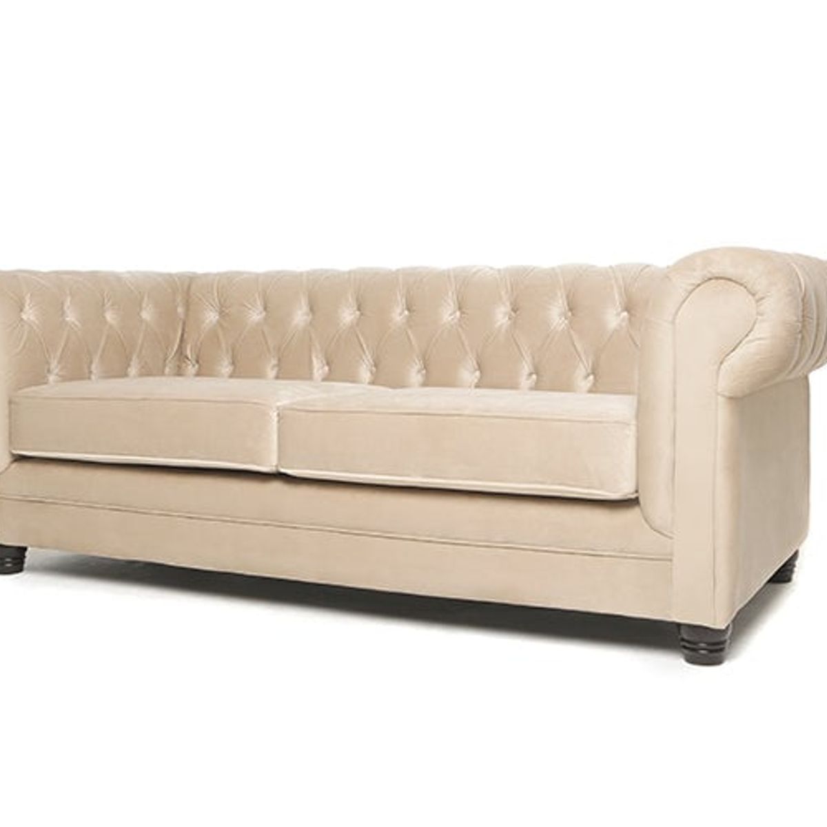 BARRA DESIGN - SOFA CHESTERFIELD 3C VELVET BEIGE