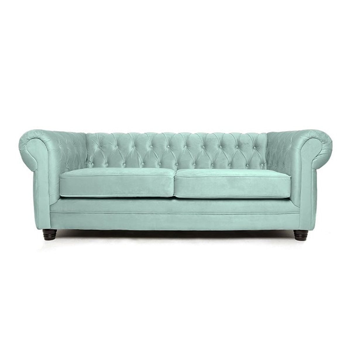 BARRA DESIGN - SOFA CHESTERFIELD 3C VELVET MENTA