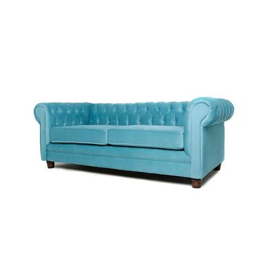 Imagen 2 del producto SOFA CHESTERFIELD 3C VELVET TURQUESA