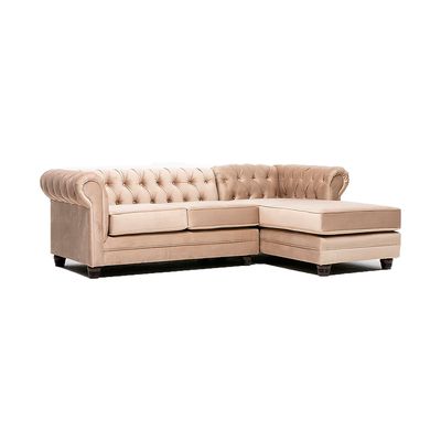 Imagen 2 del producto SECCIONAL CHESTERFIELD DERECHO BEIGE…