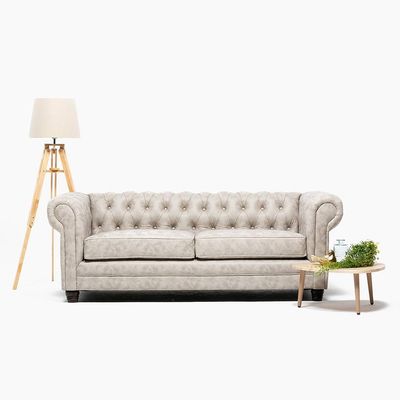 Imagen 2 del producto SOFA CHESTERFIELD 3C SKIN BEIGE