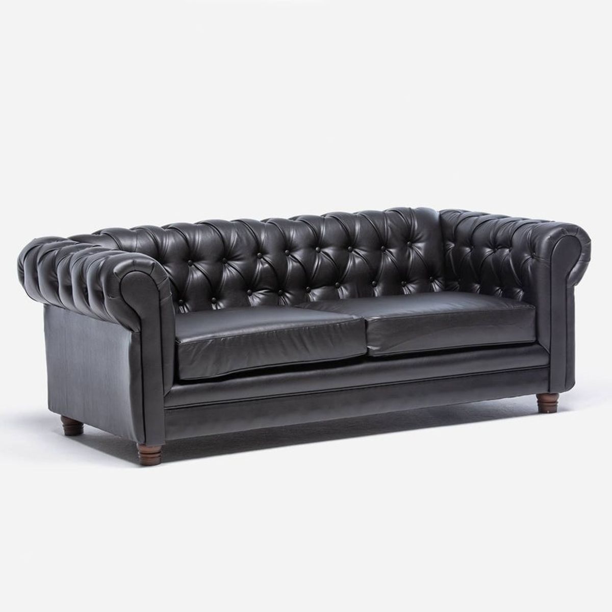 BARRA DESIGN - SOFA CHESTERFIELD 3C PU NEGRO
