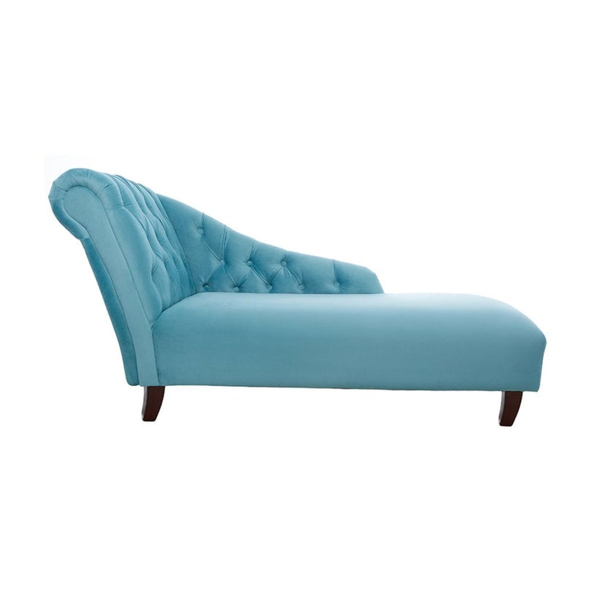 BARRA DESIGN - CHAISE LONGUE IZQUIERDO FELPA TURQUESA…