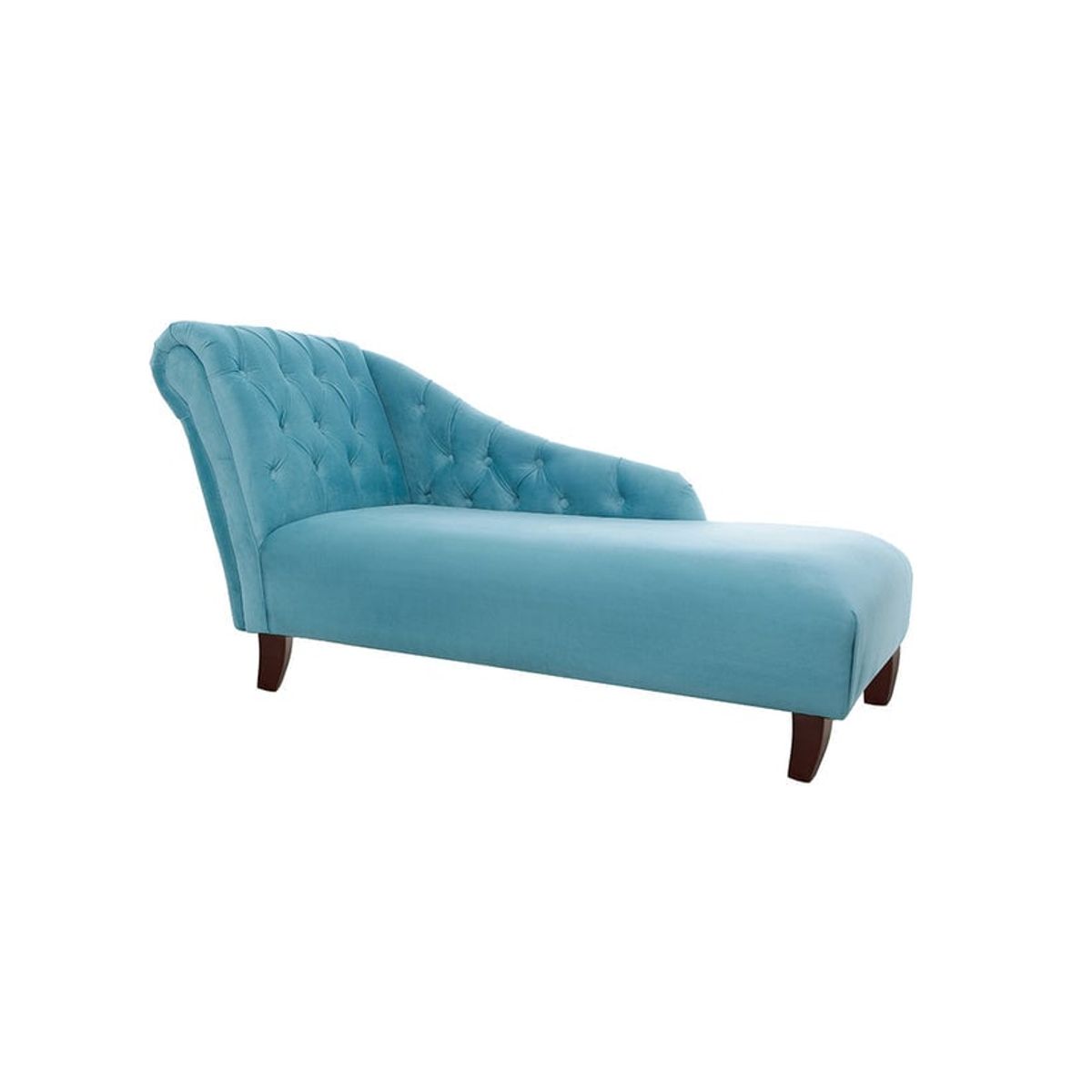 BARRA DESIGN - CHAISE LONGUE IZQUIERDO FELPA TURQUESA…