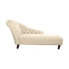 BARRA DESIGN - CHAISE LONGUE IZQUIERDO FELPA BEIGE