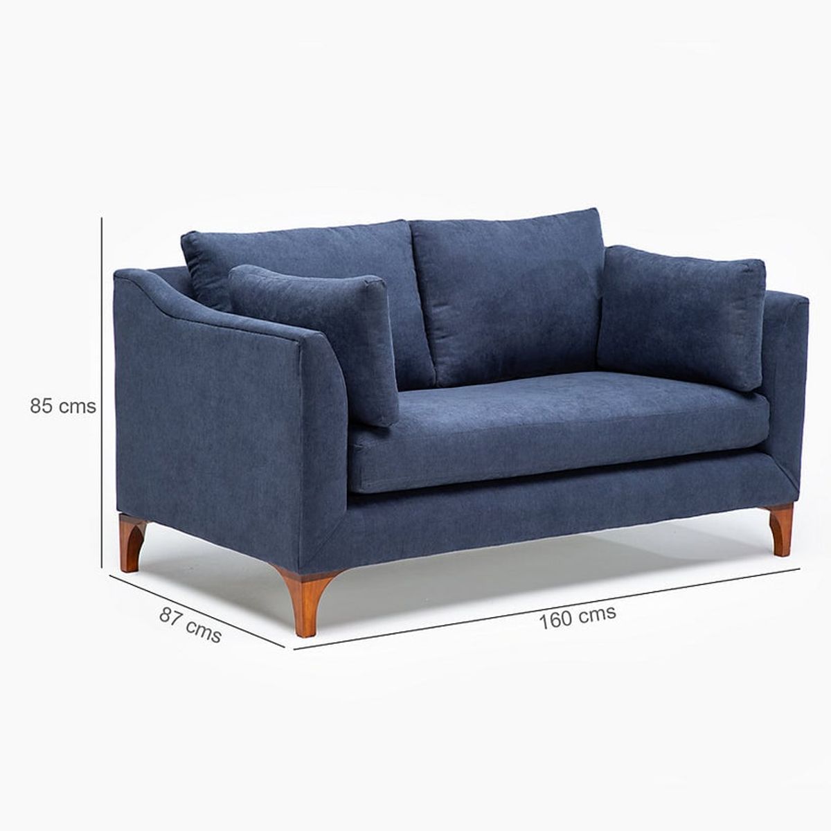 BARRA DESIGN - SOFA GRECIA 2C AZUL