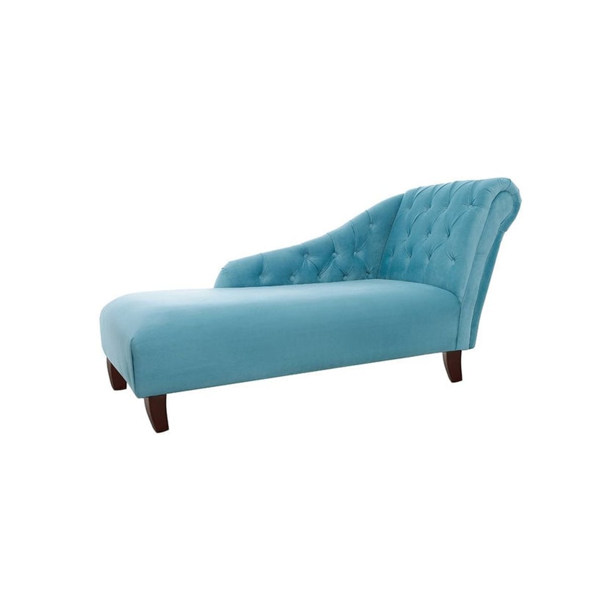 BARRA DESIGN - CHAISE LONGUE DERECHO FELPA TURQUESA…