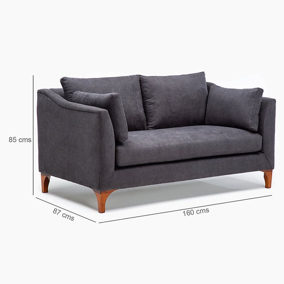 BARRA DESIGN - SOFA GRECIA 2C GRIS