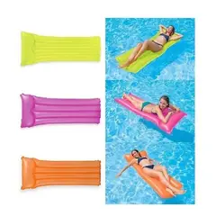 GENERICO - Colchoneta Unicolor 170x70cm Tipo Cama Inflable Piscina