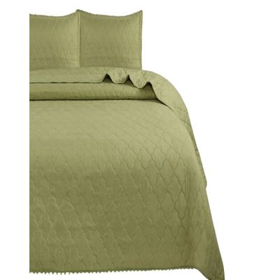 Imagen 2 del producto Cubrecamas Quilt Primavera Verano con Pompones B2