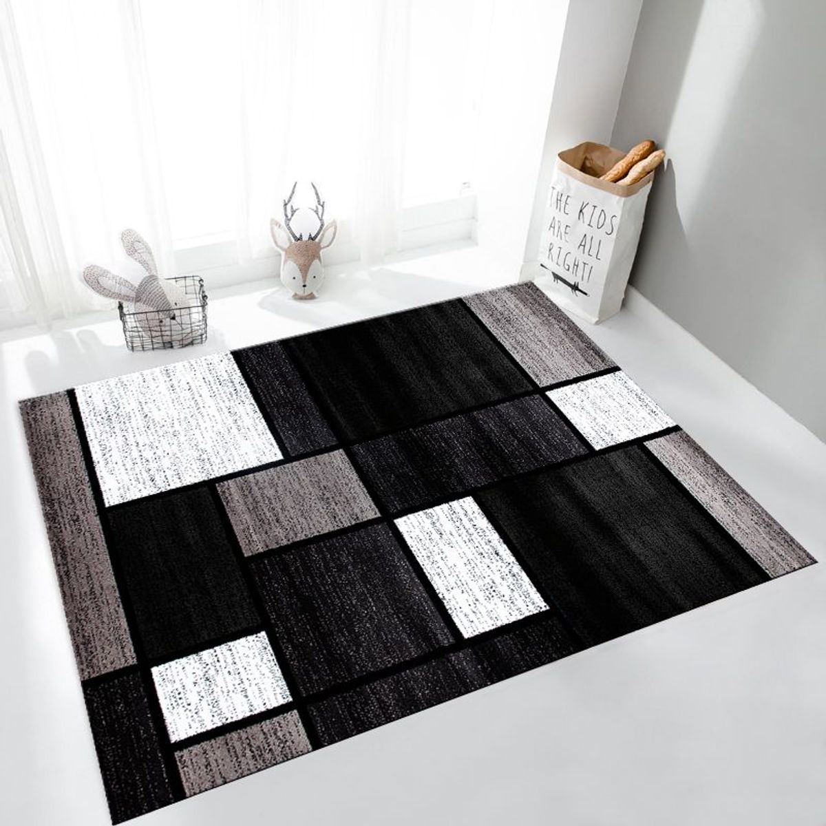 ANGELES DEL HOGAR - Alfombras decorativas para living 200 cm x 240 cm