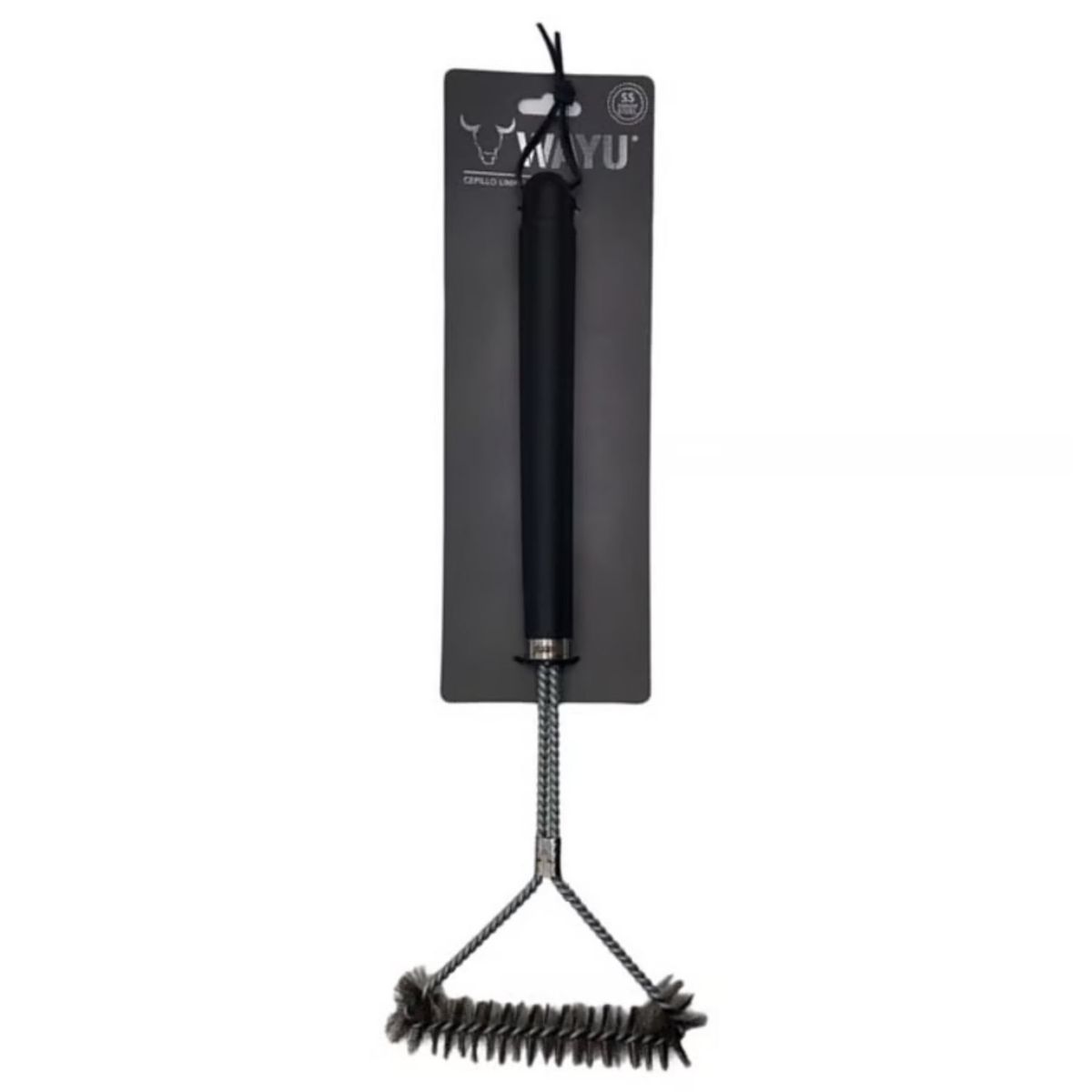 WAYU - Cepillo Wayu Limpia Parrillas Acero 45cm Asado Barbecue