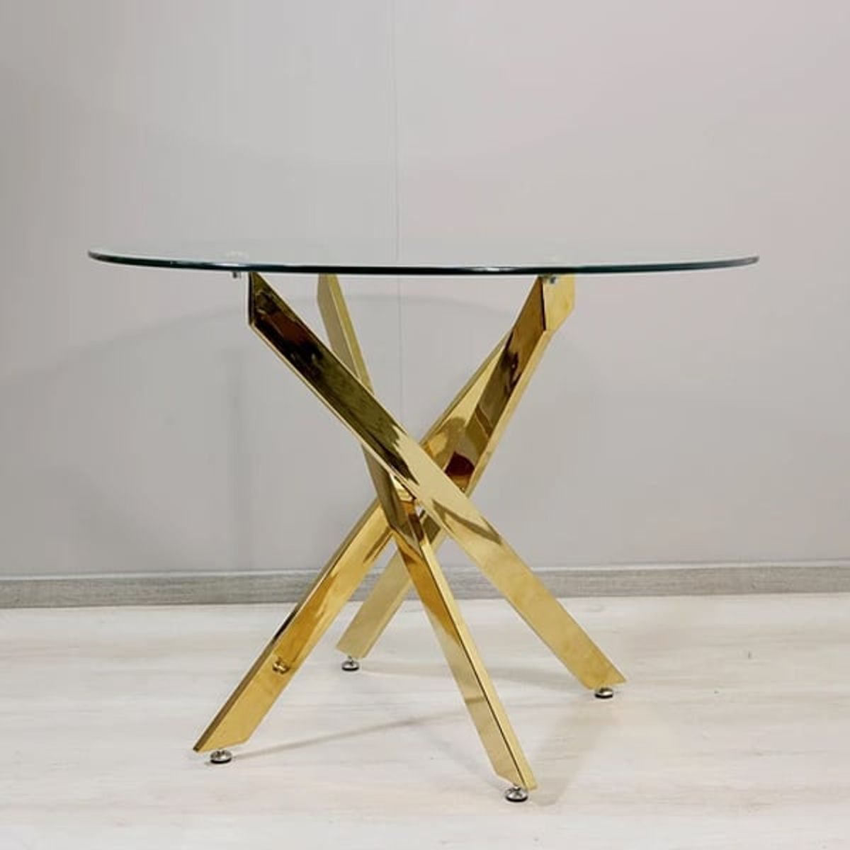 CORI CORI - Mesa de Comedor Dubai Gold 120cms