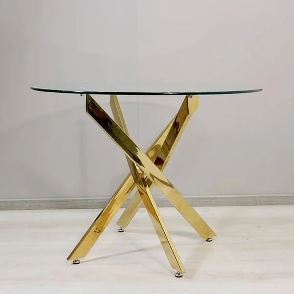 CORI CORI - Mesa de Comedor Dubai Gold 120cms