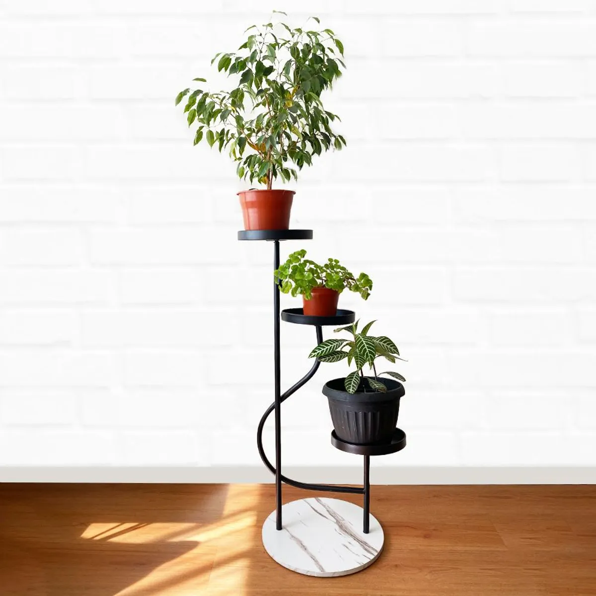 GENERICO - Porta Maceteros Soporte Plantas 3 niveles