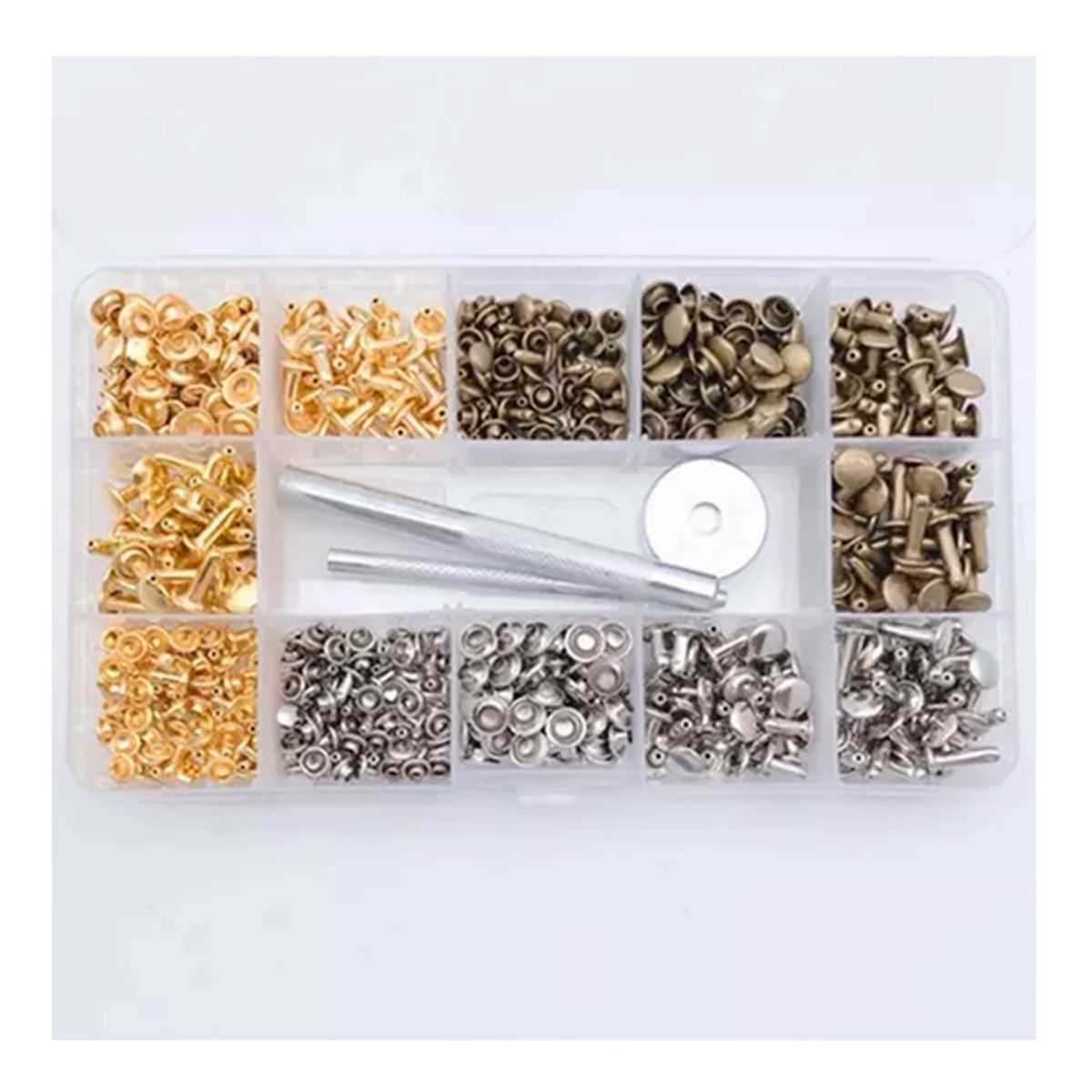 GENERICO - Remaches D/2 3 Tamaños 4 Colores