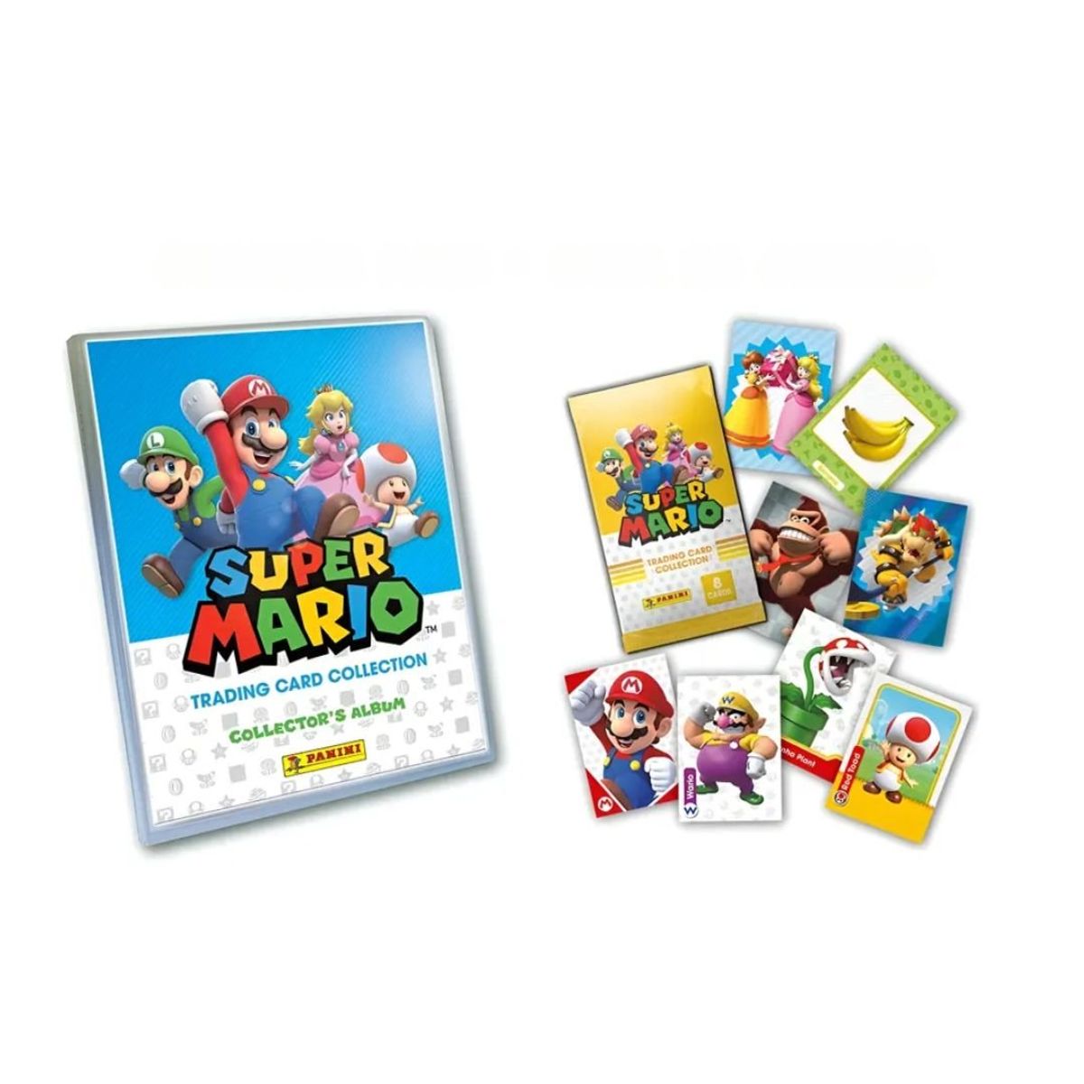 PANINI CHILE - Starter Pack + Caja 18 Sobres Super Mario Tc