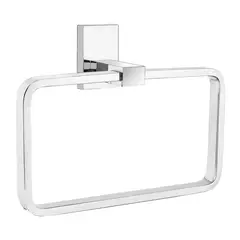 STRETTO - Moderno Toallero Ganchera Percha Colgador Modelo Taff Niquel