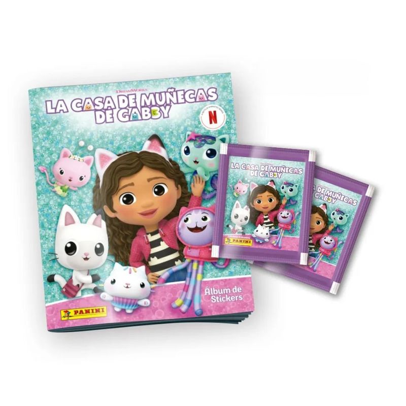 PANINI CHILE - Pack Álbum + 20 Sobres La Casa De Muñecas De Gabby