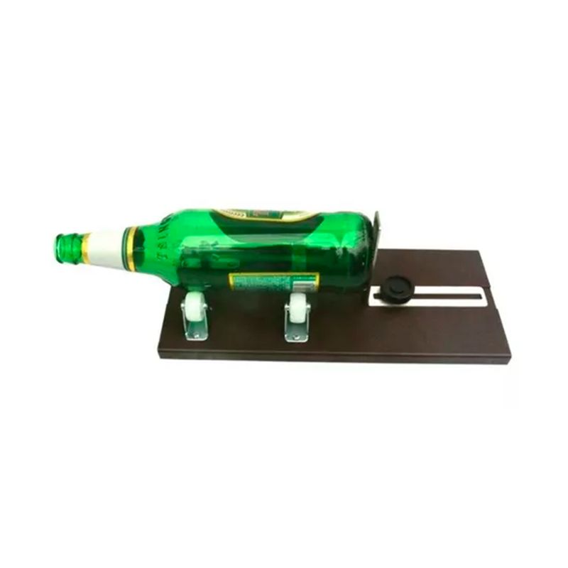 GENERICO - Cortador Botella De Vidrio Base Metalica Y Accesorios