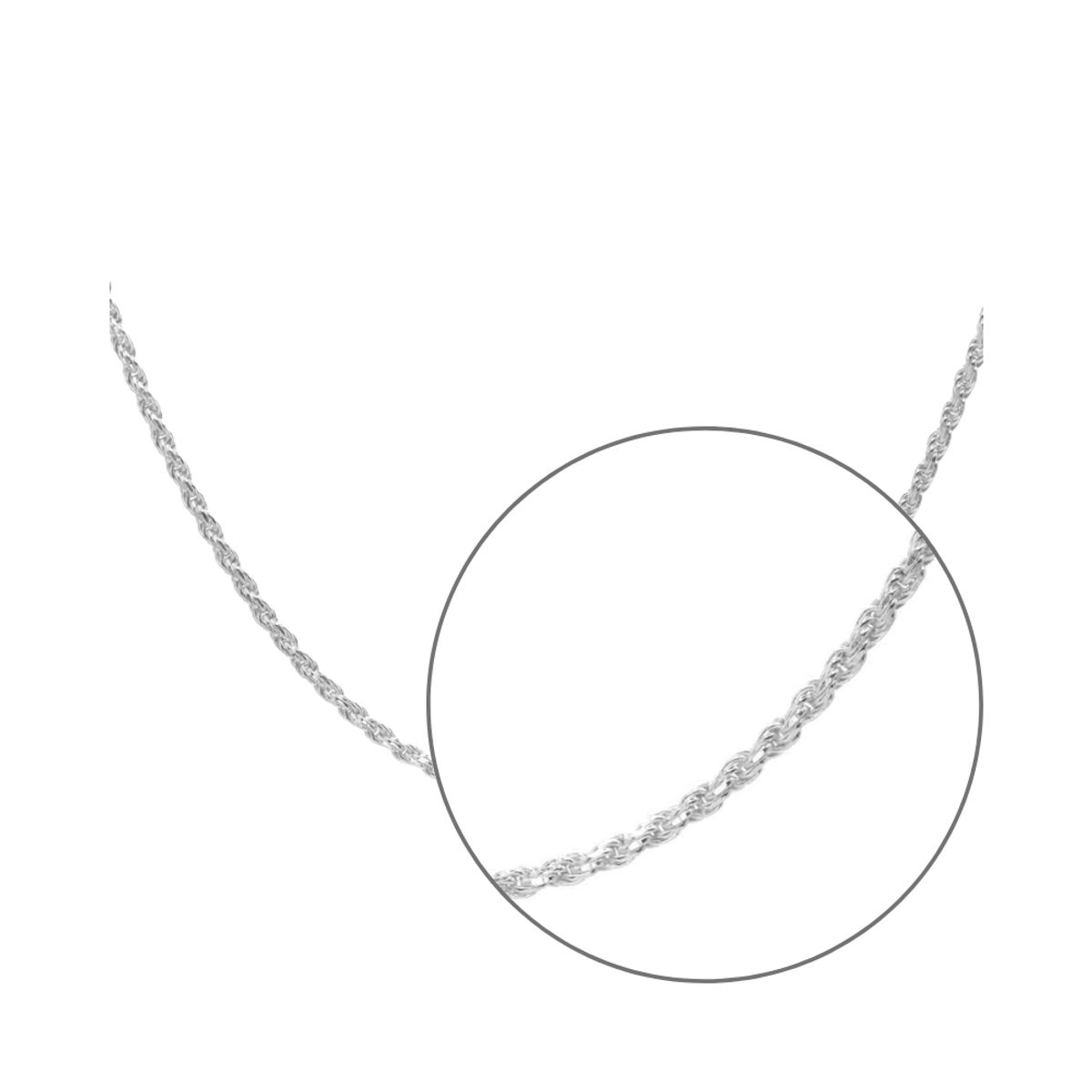 GENERICO - Cadena de Plata 925 Tourbillon 60 cm 1,2 mm
